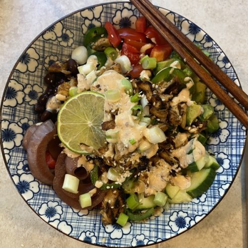 Chicken Poke Bowl