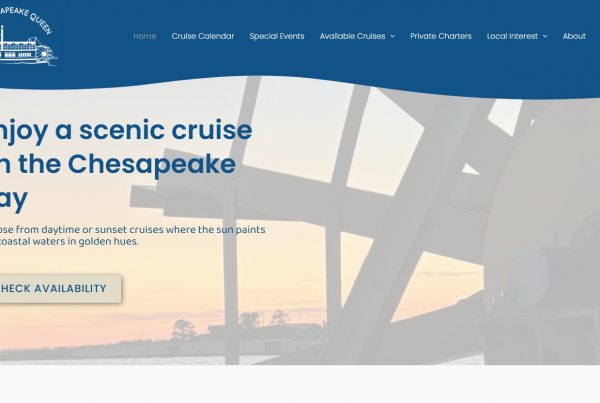 Home page for The Chesapeake Queen