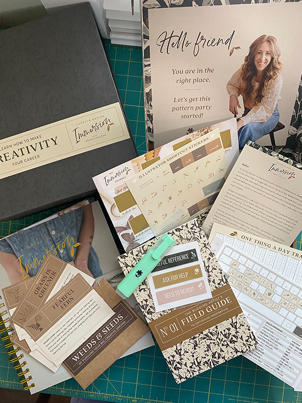 Bonnie Christine Immersion course materials unboxing