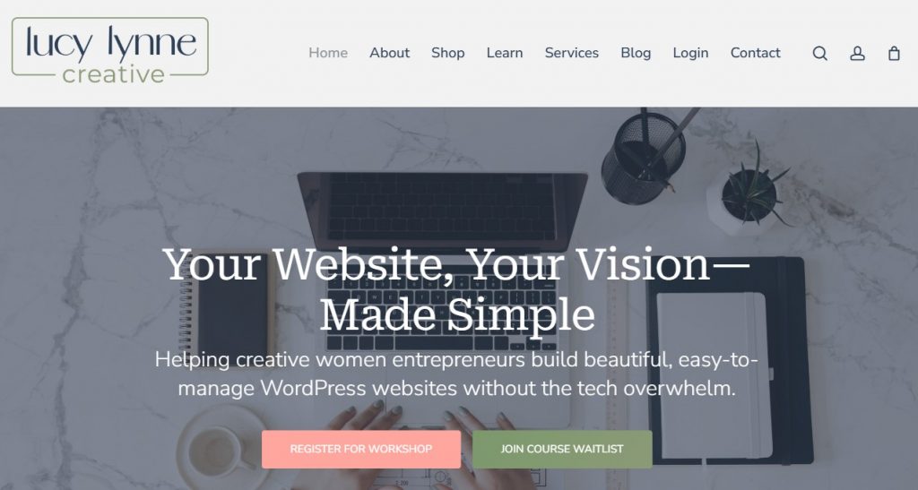 Your Website, Your Vision, Made Simple Helping creative women entrepreneurs build beautiful, easy-to-manage WordPress websites with the tech Overwhelm