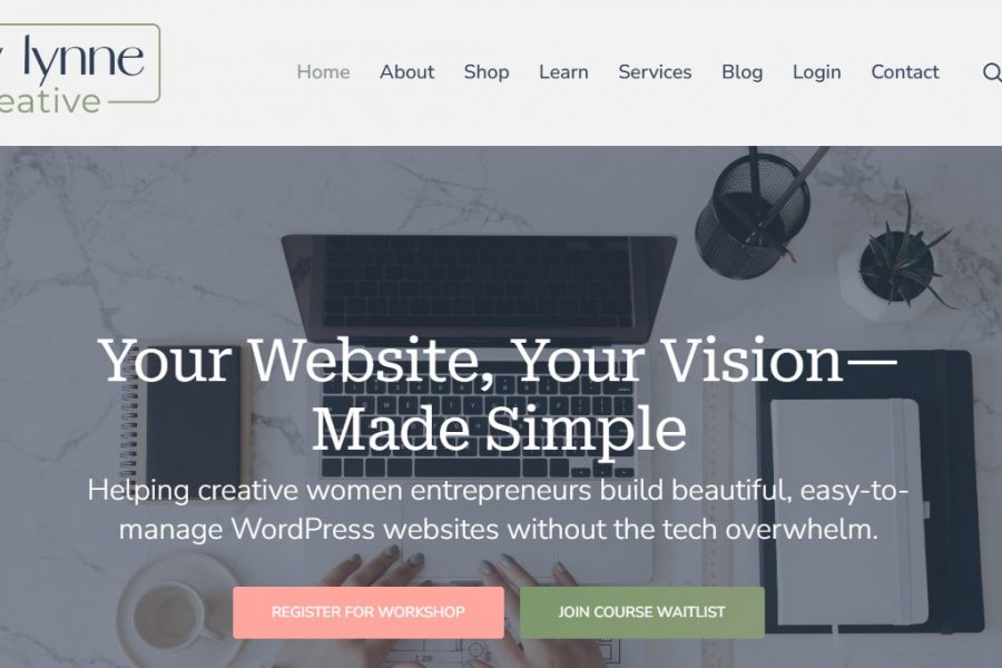 Your Website, Your Vision, Made Simple Helping creative women entrepreneurs build beautiful, easy-to-manage WordPress websites with the tech Overwhelm